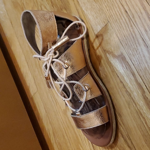 Lucky Brand Rose Gold Gladiator sandals 9.5 - Picture 3 of 7
